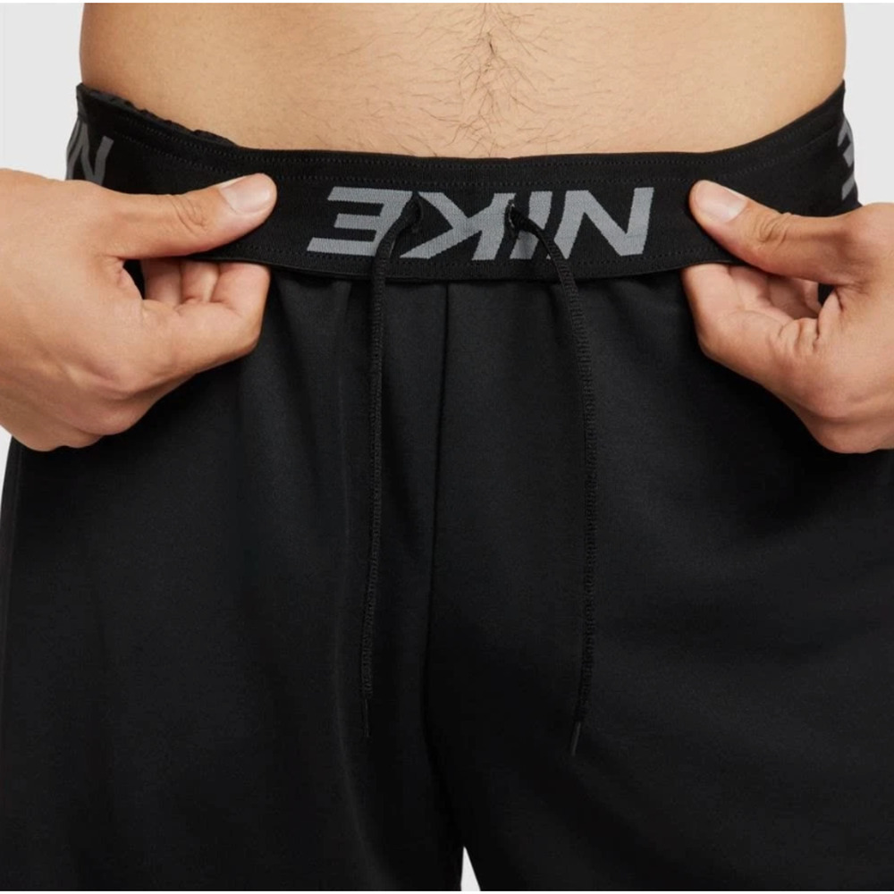 Nike DF Knit Short 6.0 Training Shorts Black | White XL - Picture 5 of 6